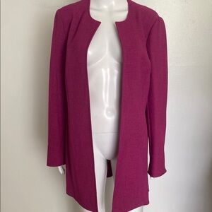 Elegant Magenta Women's Coat